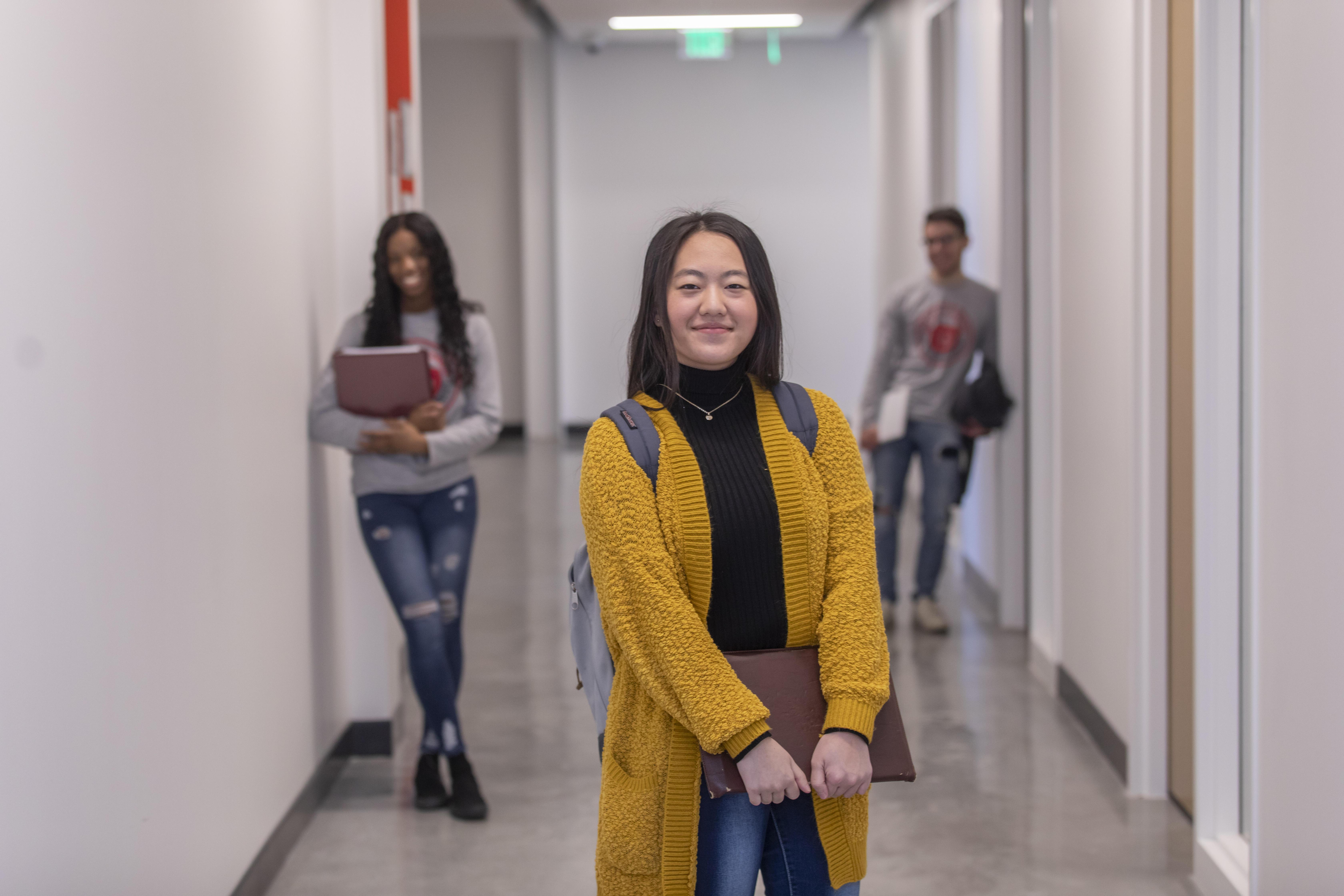 Image of students walking 